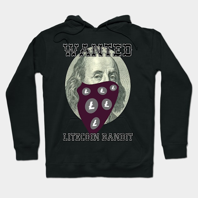 Litecoin Bandit Hoodie by CryptoTextile